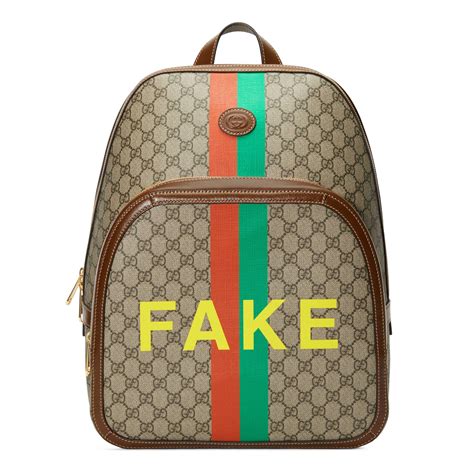 fake gucci print backpack|real gucci backpack.